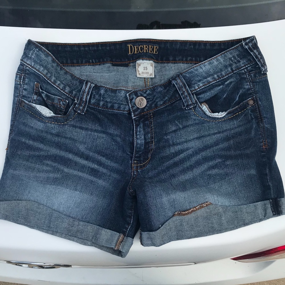 Decree Stretch Denim Shorts